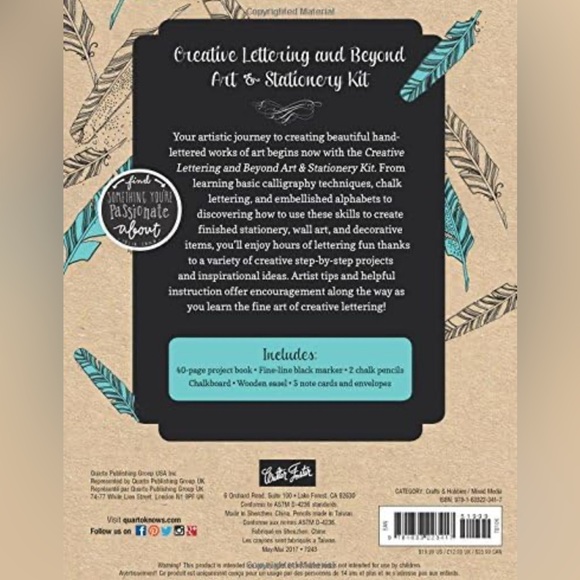 Brand New Complete Kit for Learning Different Lettering and Decorating Technique - Picture 2 of 4